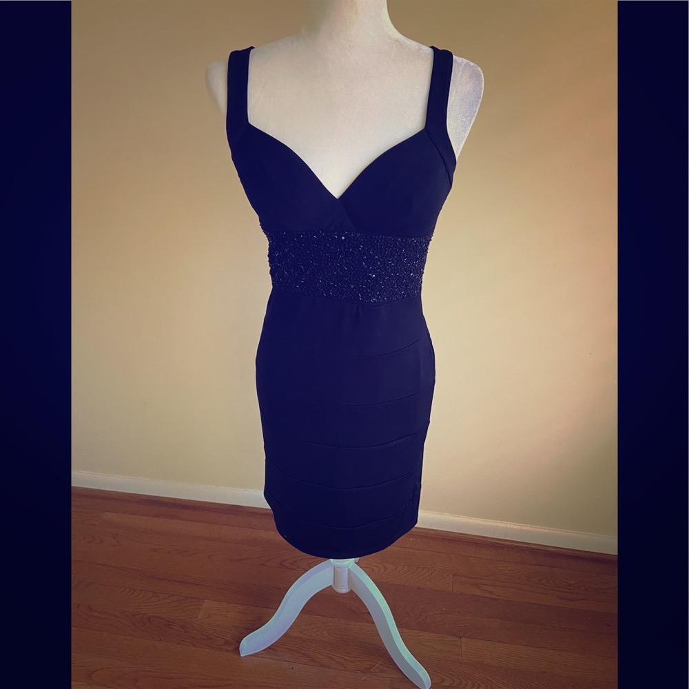 Sexy Little Black Cocktail Dress